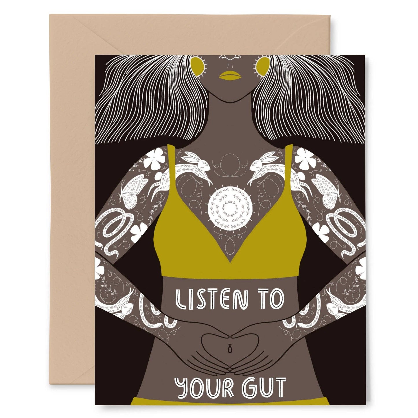 "Listen to Your Gut" Card