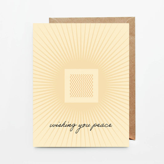 "Wishing You Peace" Greeting Card