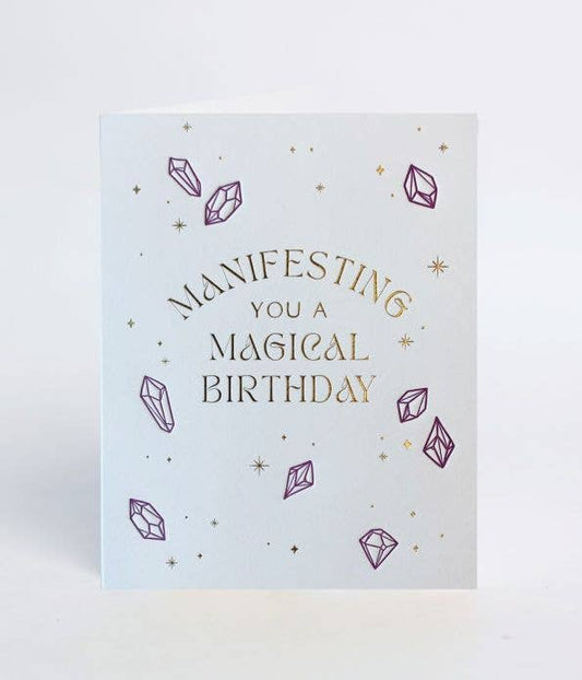 "Manifesting a Magical Birthday" Card