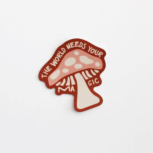 "Magic Mushroom" Vinyl Sticker