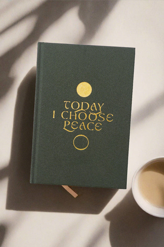 "Choose Peace" Linen-Bound Journal