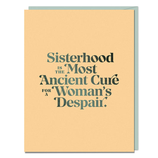 Elizabeth Gilbert "Sisterhood" Encouragement Card