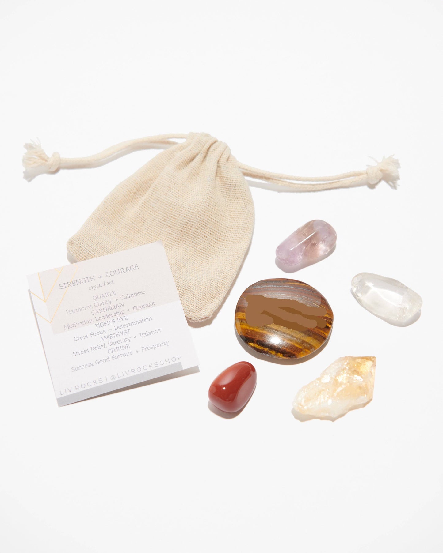 STRENGTH + COURAGE Crystal Kit | Manifesting Strength Set