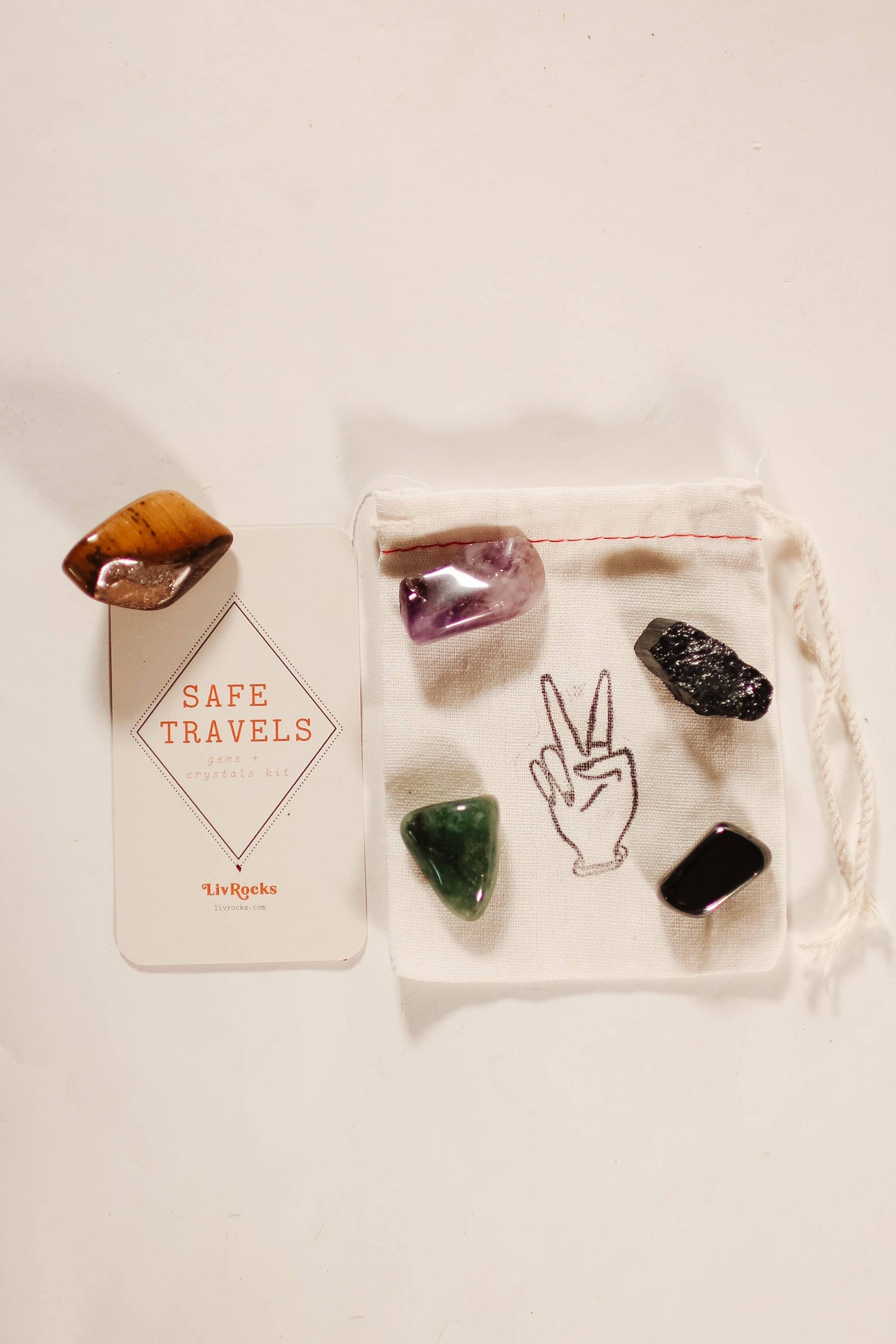 SAFE TRAVELS Gems + Crystals Set