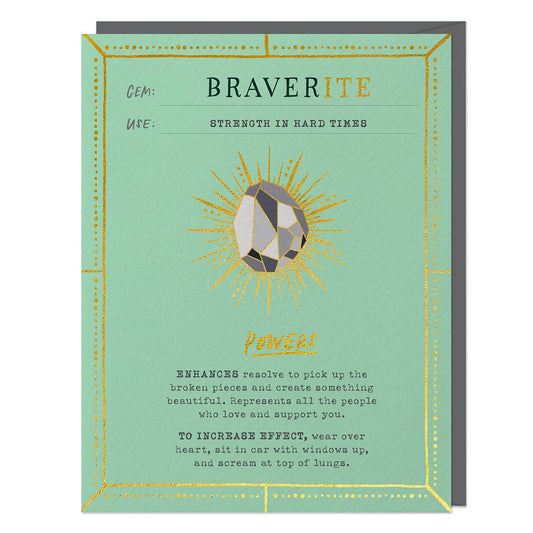 "Braverite" Encouragement Card